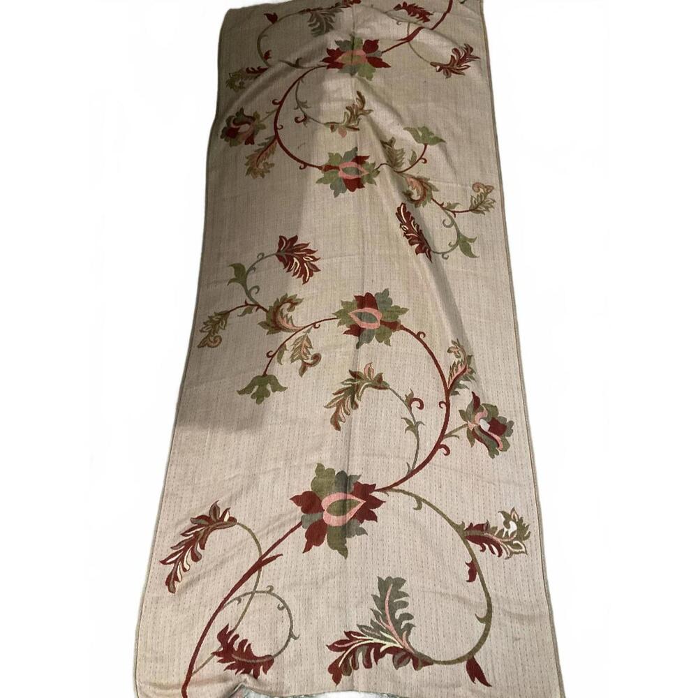 Floral Patterned Decorative Reversible Scarf 72” … - image 7